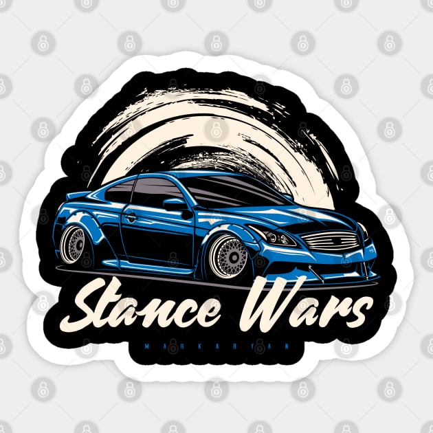 G37 WIdebody Sticker by Markaryan